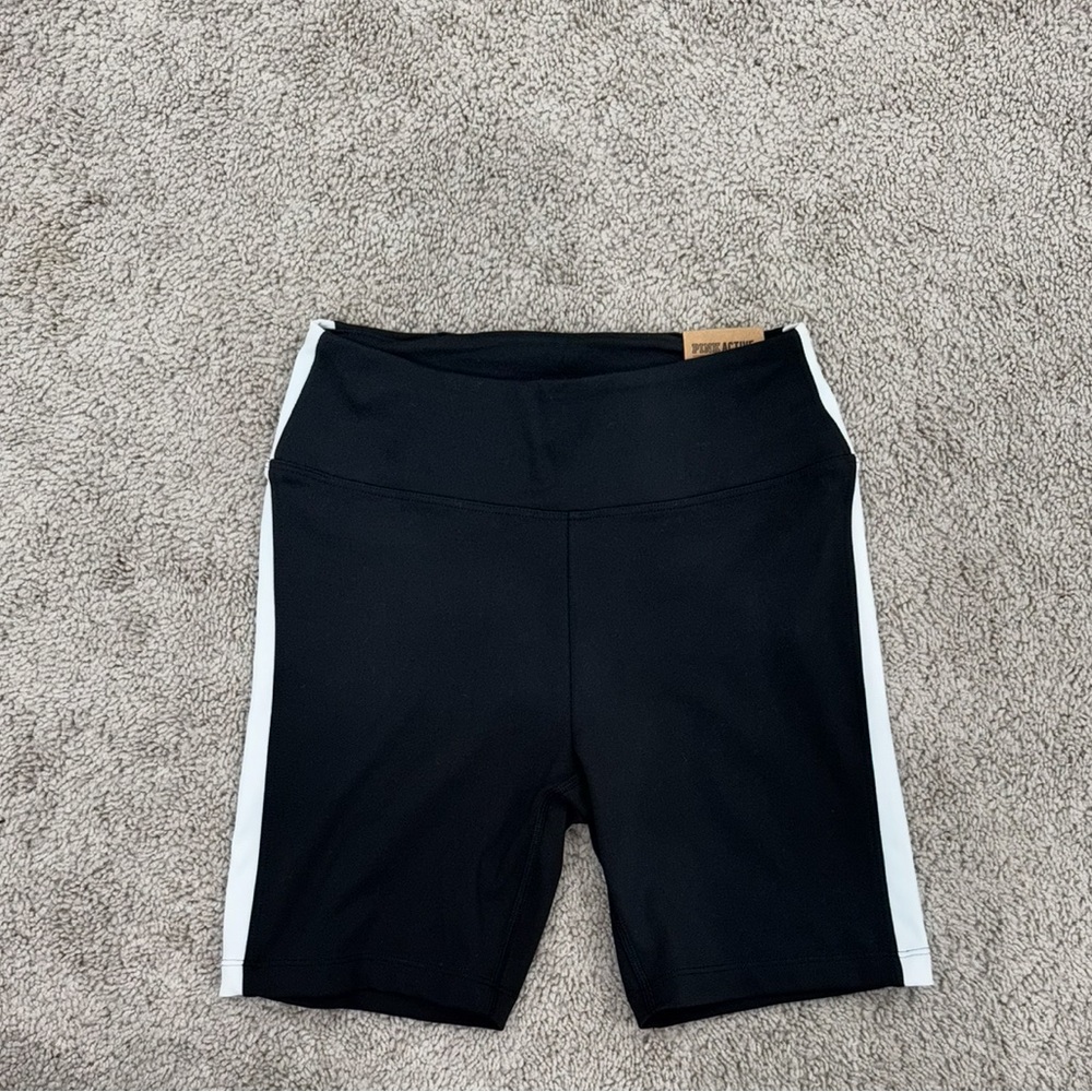 Black high waist biker shorts from Victoria’s Secret Pink